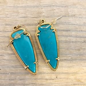 Kendra Scott Kathryn earrings - turquoise